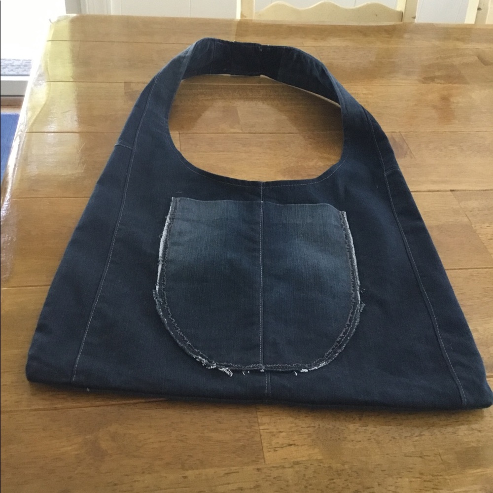 Dark Jean Hobo Bag
